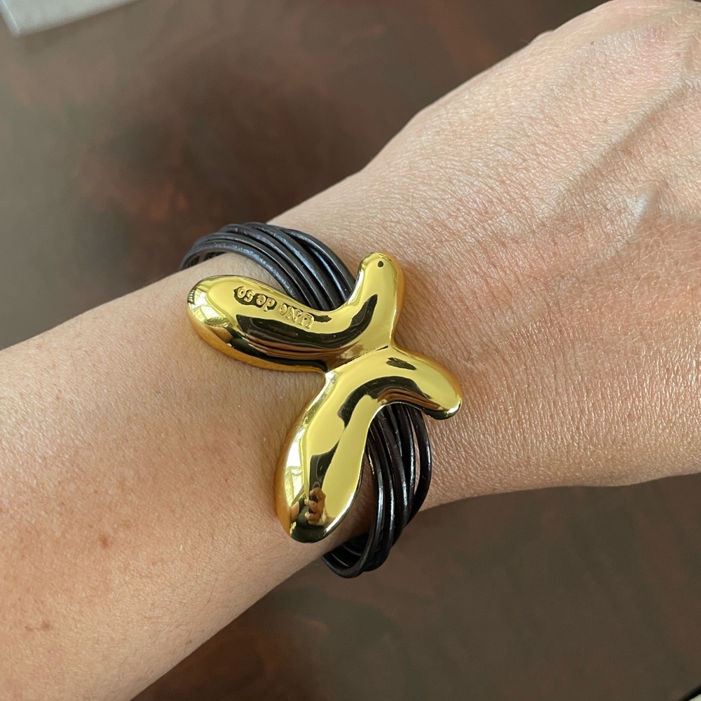 UNO de 50 Bracelet • Butterfly effect • Gold plated • Size M - Picture 11 of 14